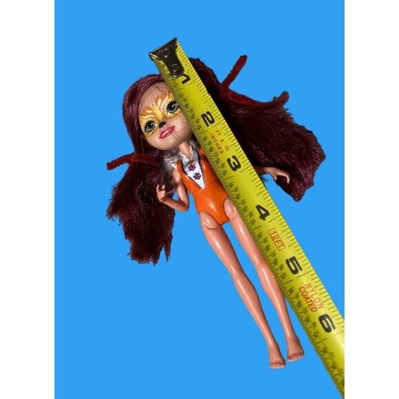 Enchantimals Felicity Fox Red Hair Orange Bushy Tail 6" Doll 2016 Mattel - Picture 9 of 9
